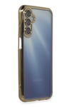 Samsung Galaxy A35 5G Kılıf Lensli Silikon - Gold