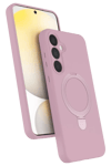 Samsung Galaxy A35 5G Regal Magsafe Standlı Kapak - Açık Pembe