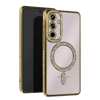 Samsung Galaxy A36 Joke Simli Magneticsafe Kılıf - Gold