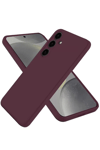 Samsung Galaxy A36 Kılıf First Silikon - Mürdüm