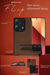 Samsung Galaxy A36 Kılıf Flip Cover - Lacivert