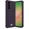 Samsung Galaxy A36 Kılıf Kelvin Kartvizitli Silikon - Derin Mor