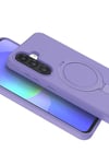 Samsung Galaxy A36 Regal Magsafe Standlı Kapak - Lila