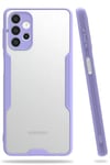 Samsung Galaxy A52 Kılıf Platin Silikon - Lila