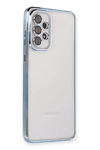 Samsung Galaxy A53 5G Kılıf Lensli Silikon - Açık Mavi