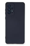Samsung Galaxy A53 5G Kılıf Nano içi Kadife Silikon - Lacivert