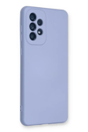Samsung Galaxy A53 5G Kılıf Nano içi Kadife Silikon - Lila