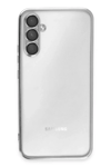 Samsung Galaxy A54 5G Kılıf Lensli Silikon - Gümüş