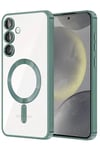 Samsung Galaxy A55 5G Kross Magneticsafe Kapak - Koyu Yeşil