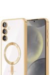 Samsung Galaxy A55 5G Kross Magneticsafe Kapak - Gold
