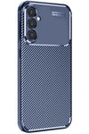 Samsung Galaxy A56 Kılıf Auto Focus Karbon Kapak - Lacivert