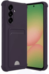 Samsung Galaxy A56 Kılıf Kelvin Kartvizitli Silikon - Derin Mor