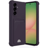 Samsung Galaxy A56 Kılıf Kelvin Kartvizitli Silikon - Derin Mor