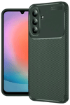 Samsung Galaxy A57 5G Auto Focus Karbon Kapak - Koyu Yeşil
