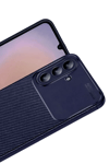 Samsung Galaxy A57 5G Auto Focus Karbon Kapak - Lacivert