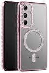 Samsung Galaxy A57 5G Joke Simli Magneticsafe Kılıf - Pembe