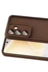Samsung Galaxy A57 5G Viera Silikon - Kahverengi