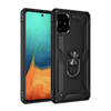 Samsung Galaxy A71 Kılıf Sofya Yüzüklü Silikon Kapak - Siyah