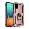 Samsung Galaxy A71 Kılıf Sofya Yüzüklü Silikon Kapak - Rose