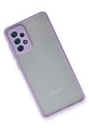 Samsung Galaxy A72 Kılıf Montreal Silikon Kapak - Mor
