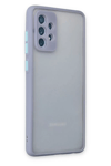 Samsung Galaxy A72 Kılıf Montreal Silikon Kapak - Gri