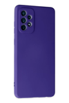 Samsung Galaxy A72 Kılıf Nano içi Kadife Silikon - Mor