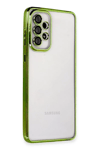 Samsung Galaxy A73 5G Kılıf Lensli Silikon - Yeşil