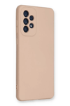 Samsung Galaxy A73 5G Kılıf Nano içi Kadife Silikon - Pudra