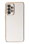 Samsung Galaxy A73 5G Kılıf Volet Silikon - Beyaz