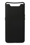 Samsung Galaxy A80 Kılıf Nano içi Kadife Silikon - Siyah