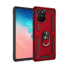 Samsung Galaxy A91 / S10 Lite Kılıf Sofya Yüzüklü Silikon Kapak - Kırmızı