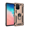 Samsung Galaxy A91 / S10 Lite Kılıf Sofya Yüzüklü Silikon Kapak - Gold