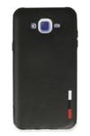 Samsung Galaxy J7 Kılıf Loop Deri Silikon - Siyah