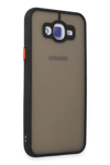 Samsung Galaxy J7 Kılıf Montreal Silikon Kapak - Siyah