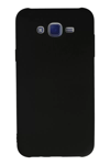 Samsung Galaxy J7 Kılıf Nano içi Kadife Silikon - Siyah