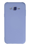 Samsung Galaxy J7 Kılıf Nano içi Kadife Silikon - Lila