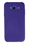 Samsung Galaxy J7 Kılıf Nano içi Kadife Silikon - Mor