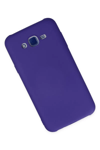 Samsung Galaxy J7 Kılıf Nano içi Kadife Silikon - Mor