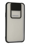 Samsung Galaxy J7 Kılıf Palm Buzlu Kamera Sürgülü Silikon - Siyah
