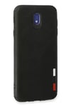 Samsung Galaxy J7 Pro / J730 Kılıf Loop Deri Silikon - Siyah