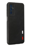 Samsung Galaxy M13 Kılıf Loop Deri Silikon - Siyah