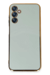 Samsung Galaxy M14 5G Kılıf Volet Silikon - Açık Yeşil