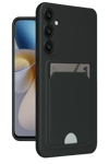 Samsung Galaxy M15 Kelvin Kartvizitli Silikon - Siyah