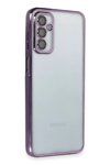 Samsung Galaxy M23 Kılıf Lensli Silikon - Mor