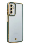 Samsung Galaxy M23 Kılıf Liva Lens Silikon - Yeşil