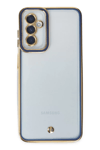Samsung Galaxy M23 Kılıf Liva Lens Silikon - Mavi