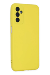 Samsung Galaxy M23 Kılıf Nano içi Kadife Silikon - Sarı