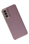 Samsung Galaxy M23 Kılıf Volet Silikon - Mor