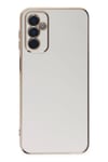 Samsung Galaxy M23 Kılıf Volet Silikon - Beyaz