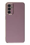 Samsung Galaxy M23 Kılıf Volet Silikon - Mor